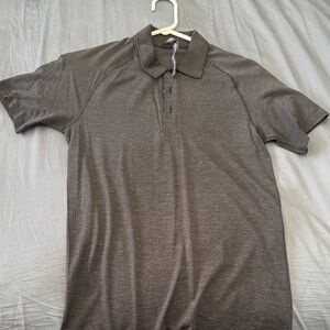 lululemon athletica Men's Polo Shirt - Dark Gray